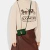 New COACH Studio Cow Leather Shoulder Bag Crossbody Bag Small Size Women's Vintage Green CC484-B4CZS