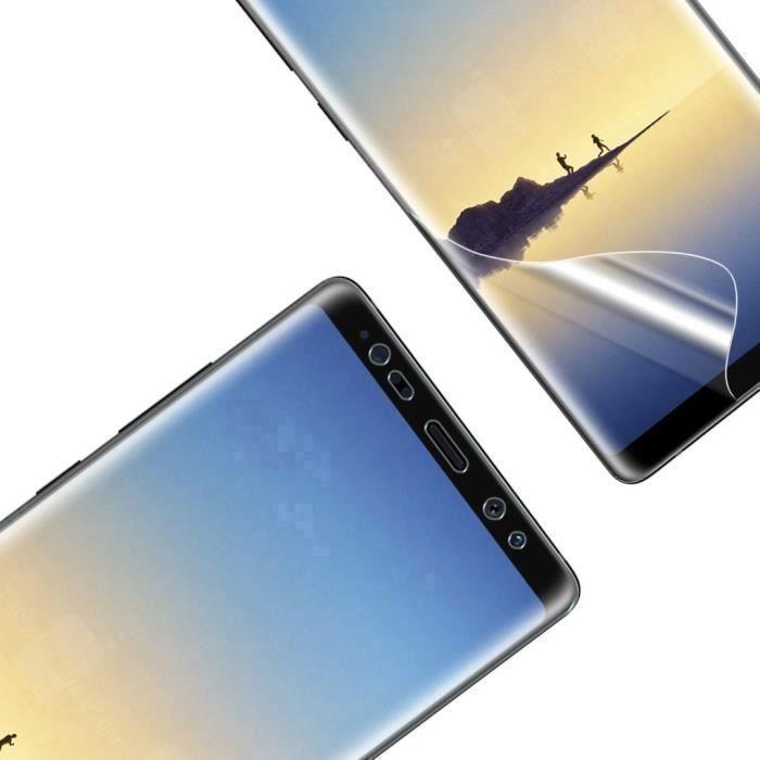 Protective Film - Phonillico® - Samsung Galaxy NOTE 8 - Pack of 3 - Premium Plastic - Scratch Resistant