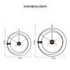 Luxury Silent Clocks Wall Home Decor Large Wall Clock Modern Design Watch Clock Mechanism Living Room Home Decoration Gift Ideas