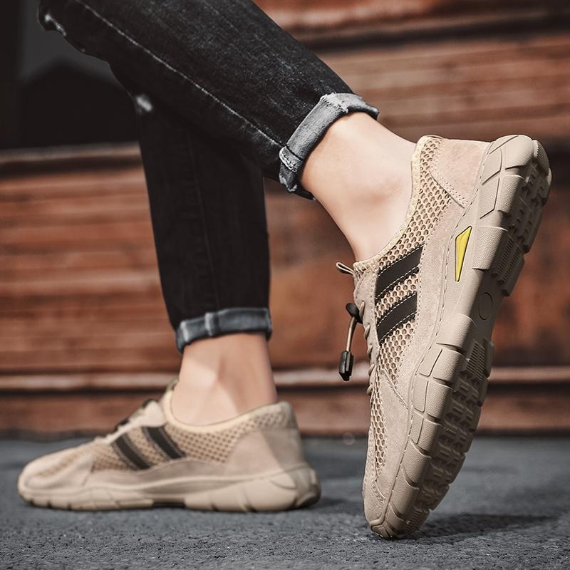 Summer Men Breather Mesh Casual Shoes Men Loafers Comfortable Moccasins Man Flats Shoes