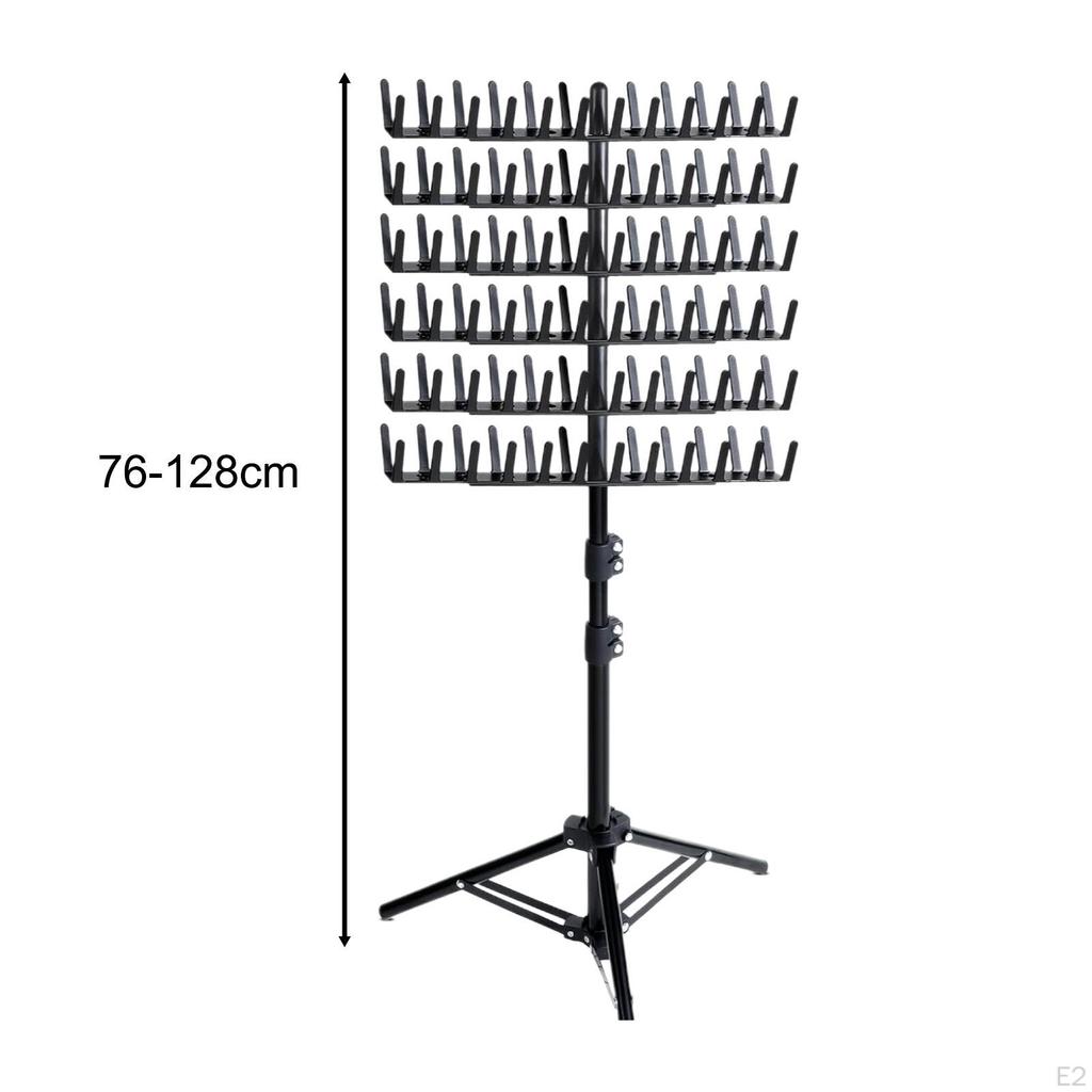 Verstellbarer Flechtenhaarständer, Haartrennerständer, 144 Pegs Extensionshalter, Haar