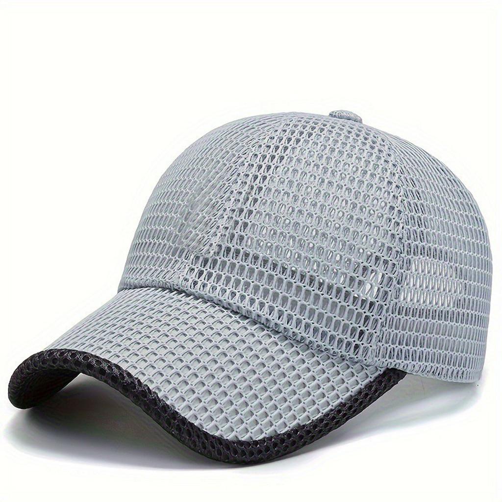 Men's Outdoor Casual Sun Hat Fishing Hat Breathable Mesh Baseball Cap For Men And Women