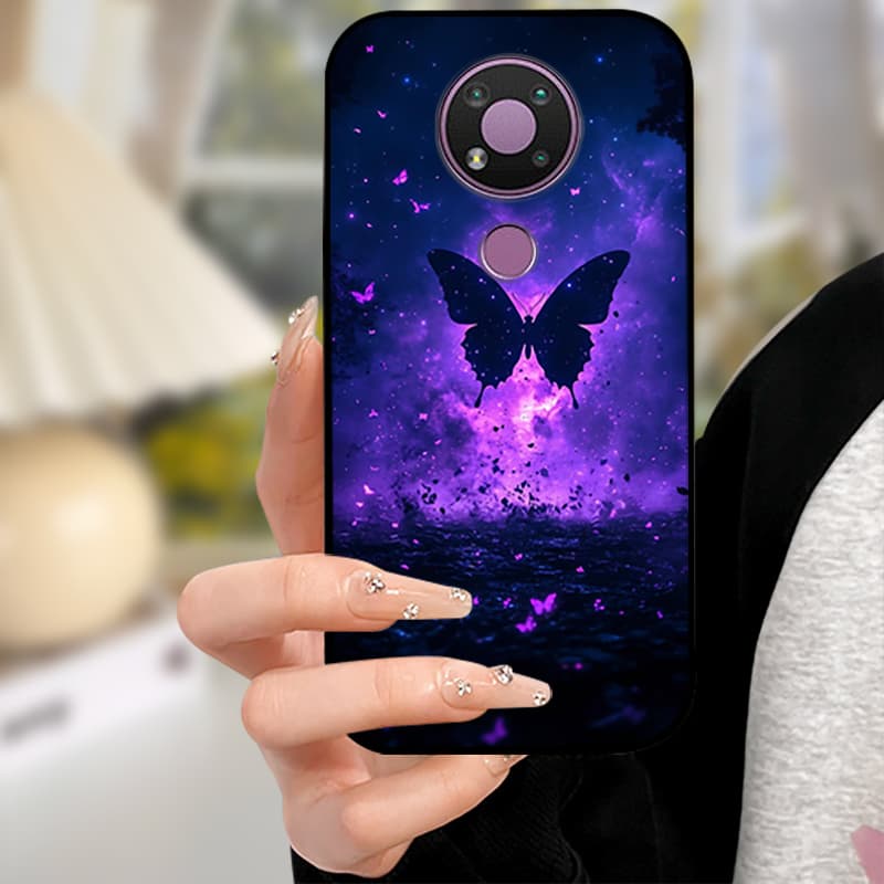 Capa For Nokia 5.4 Cases Black Silicon Soft TPU Phone Case For Nokia 5.4 5.1 7.1 Protective Camera Coque Nokia5.4 Back Shells