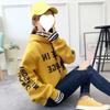 Autumn and Winter Sweatshirts for Women Korean Style Velvet Thickened Student Harajuku Style Loose Thin Trendy Jacket