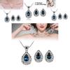 Fashion Crystal Jewelry Set With Alloy Craftsmanship For Casual Wear And Special Occasions