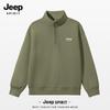 JEEP SPIRIT Men's 2025 Half-Zip Loose Sweatshirt