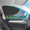 Magnetic Car Personality Sunshades Double Layer Auto Black UV Protection Film Car Window Mesh Sunshade Cover Auto Glass Curtain