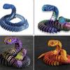 3D-gedruckte Schlange Drehbar Gelenkige Schlange Gelenkbeweglichkeit Tier-Simulationsmodell Büro-Schreibtisch-Dekoration Heimdekoration Kindergeschenk