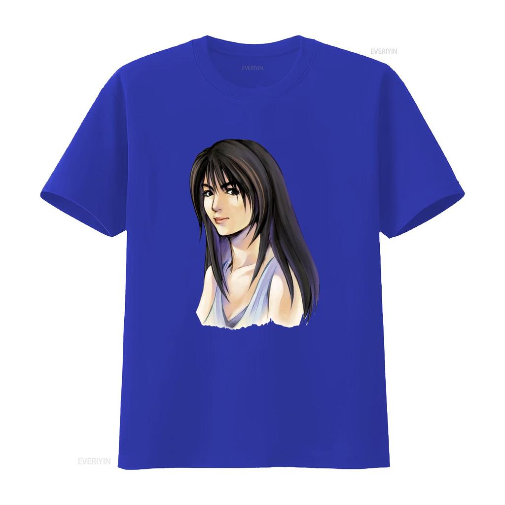 Rinoa Ff8 Viii Koszulka Premium z Wektorowym Wzorem dla Kobiet vintage Prana Stylowa Rozciągliwa Wygodna Unisex moda