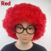 Gift Various Coloured Props Clown Cosplay Football Fans Black Afro Curly Wig Synthetic Wigs Curly Hair Children/Adults Dressing
