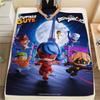 1PC Stumble Guys Clash Blanket, High Quality Comfortable for All Seasons, Home Decor, Warmth and Comfort