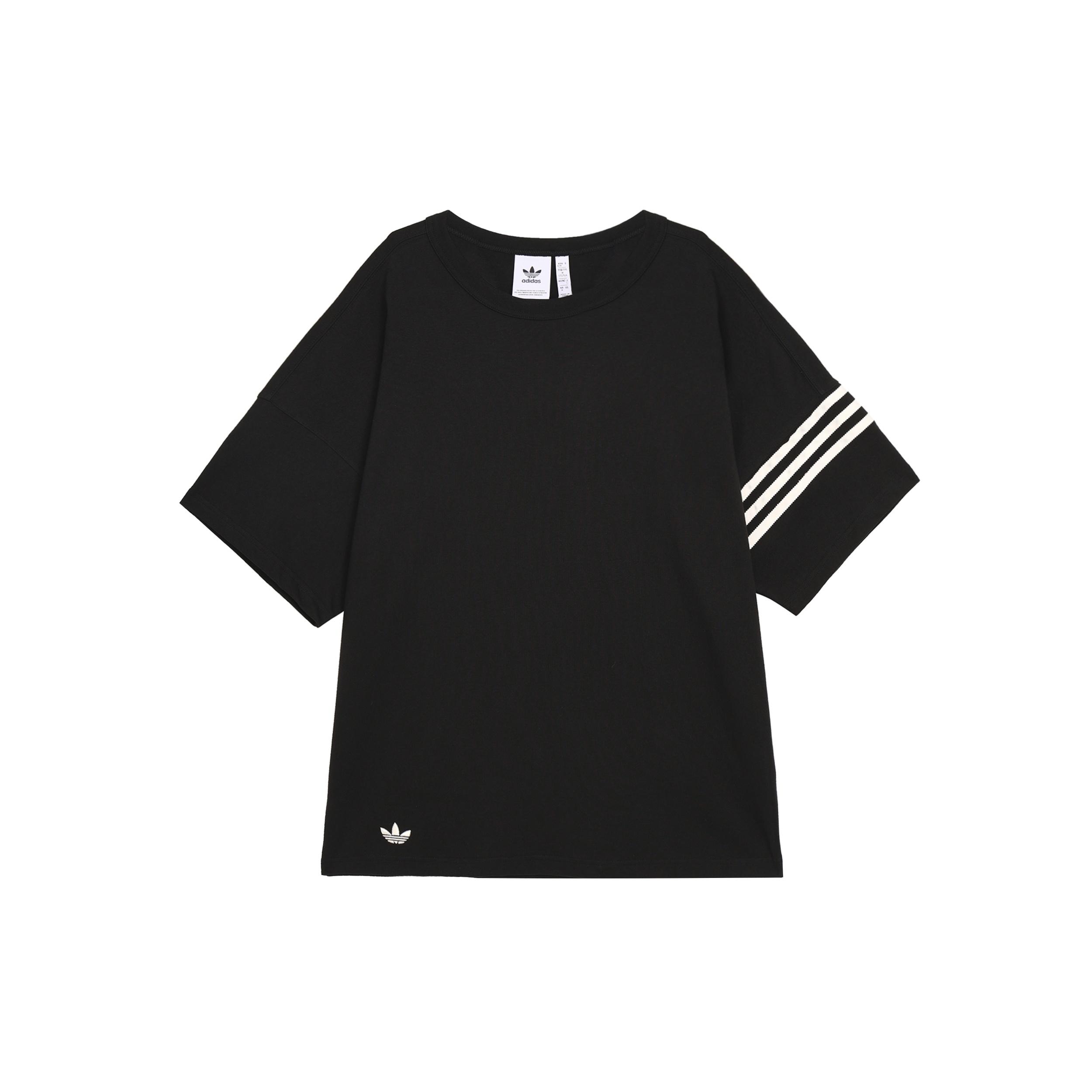 adidas Originals Adicolor NeuClassics T-Shirt Asia Sizing  Black White  Men s IW0972 M