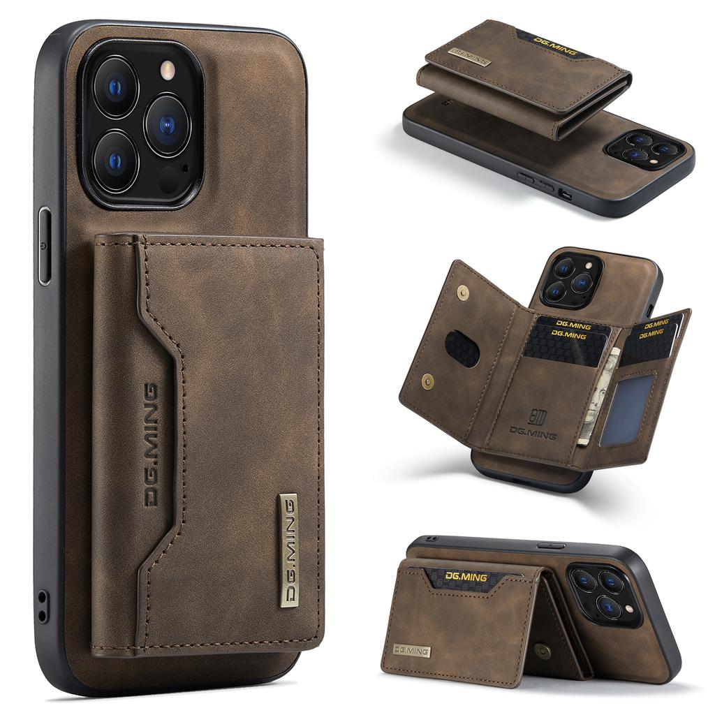Hot Selling Business Magnetic PU Leather Phone Case Wallet for iPhone 11 12 13 14 15 16 Pro Max Card Holder for Men Business
