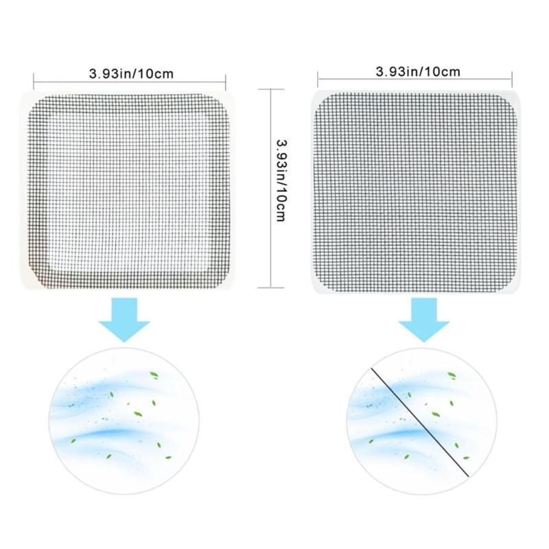 Self Adhesive Net Mesh Repair Tape Window Screen Repair Patches Replacement Repair for Window Door Tear Hole Anti Insect