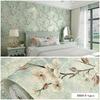 Retro Plum Blossom AB with Self Adhesive Wallpapers  Bedroom Living Room Restaurant Home Decoration Wallpaper Self Adhesive