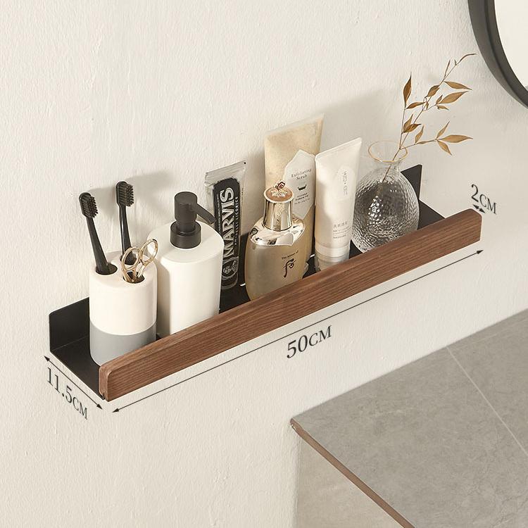 Solid Wood White Bathroom Shelf Corner Shelf Shower Shampoo Cosmetic Shelves Kitchen Storage Rack Bathroom Accessories