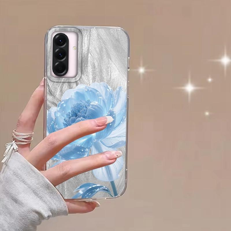 Luxury Flowers Case For Samsung A56 A16 A17 A07 S24 S25 FE Xiaomi Redmi Note 14 13 Pro 14C A5 Huawei Honor 400 200 Lite Pro iPhone 16 Shockproof Cover