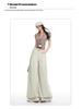 2026 Spring Women's American Style Cuffed Casual Wide Leg Pants - Loose, Comfortable, Slimming Drape