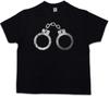 ALGEMAS Crianças Meninos crianças meninos Camiseta Gangue Criminal Policial Algemas Algemas