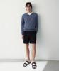 Jeilium Allen Summer Essential V-Neck Knit Blue (Dry Touch)