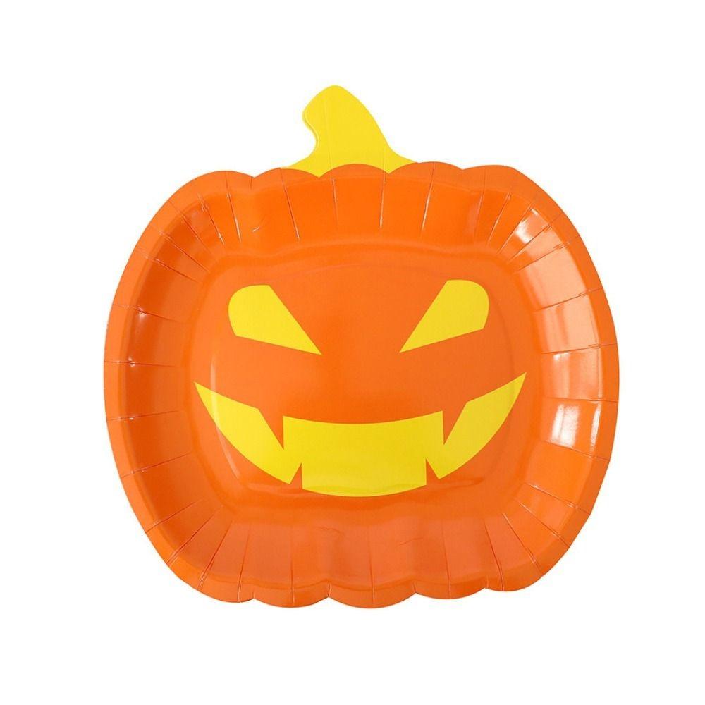 

20pcs 7/9 Inch Party Serving Dish Paper Dining Plates Harvest Festival S-Style B