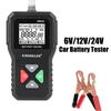 Car Battery Tester Black Car Battery Tool Car Accessories 100-2000 CCA BM550 Auto Battery Analyzer 6V 12V 24V Battery System Detect