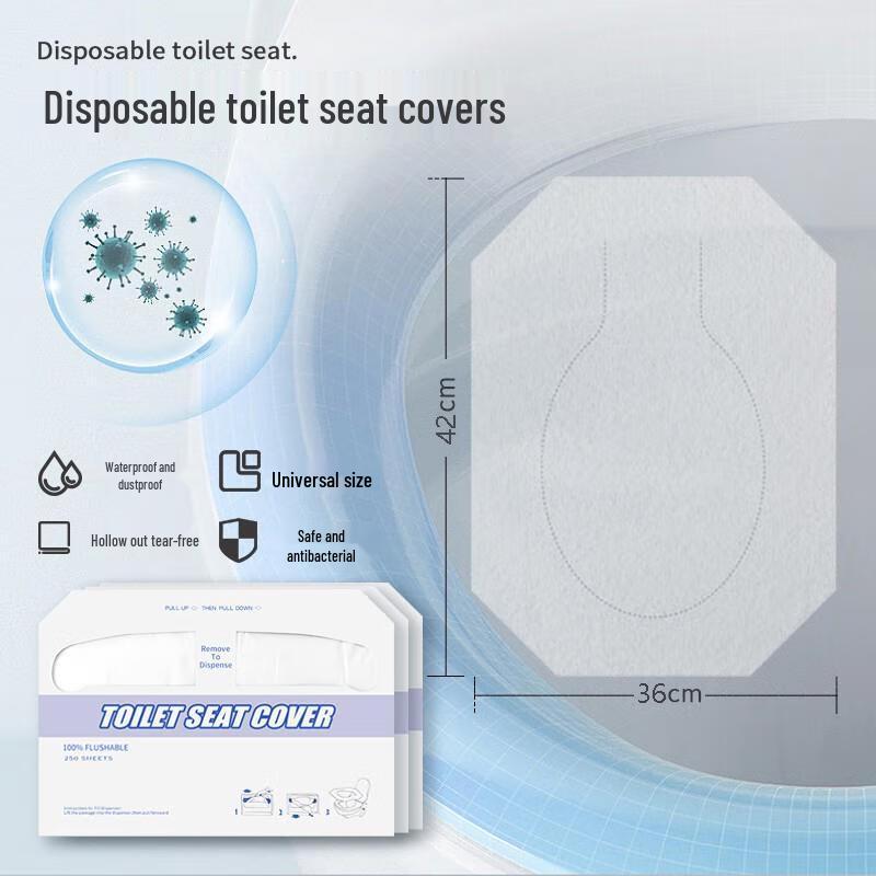 MENGTING Disposable Water-Soluble Toilet Seat Covers