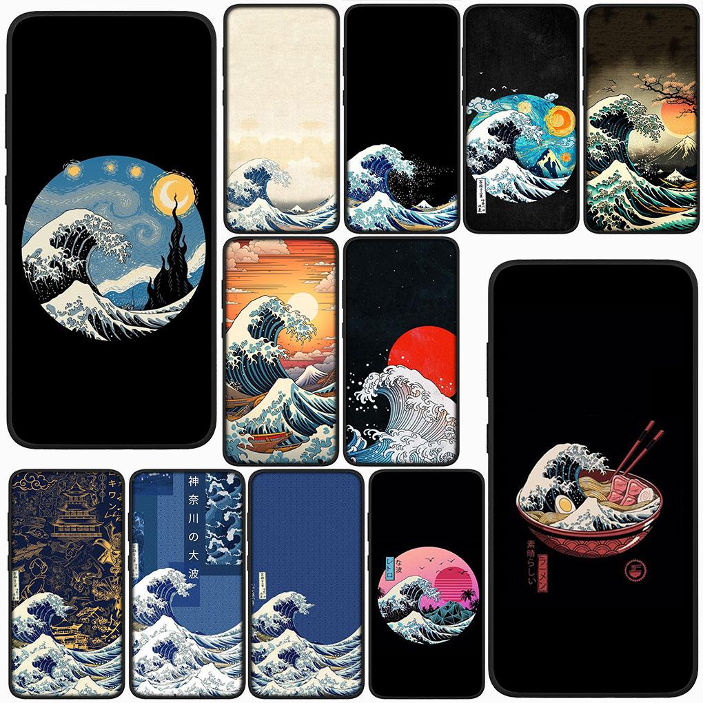 Cover for Motorola Moto Edge 50 30 One Fusion 40 Neo Ultra Pro 20 Lite G50 G85 G84 E15 E14 Phone Case The Great Wave of Kanagawa
