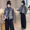 New Cotton Clothes, Small Fragrant Splicing Stand-up Collar Cotton Clothes, Women's Winter Short Fashion Trendy Coat