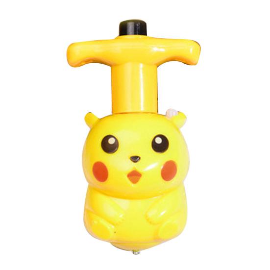 Cute Cartoon Children Colorful Luminous Spinning Top Gyro with Music Kids Gift