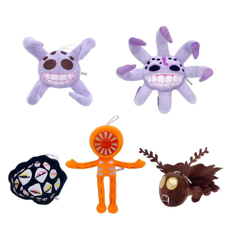 Porte Piano 2 Peluche Risata Porte el Porte Cerca Peluche Bambola Gioco Horror Porte Figura Cerca Cartone Animato Anime Peluche