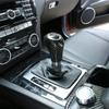 Carbon Fiber Style Interior Gear Shift Knob Cap Head Cover Molding Trim Sticker For Mercedes Benz W204 X204 W169 W212 W218 W463