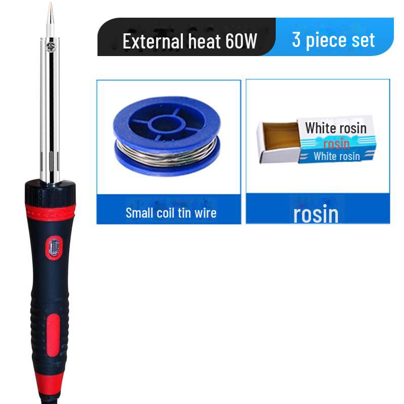 

Мощный электрический паяльник 60 Вт с подсветкой для сварки и выжигания