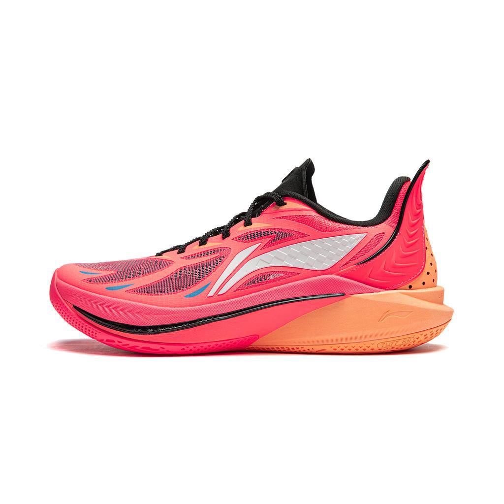 Li Ning Sonic 12 Lightweight Rebound Stability Support Shock Absorption Slip Resistant Wear Resistant Breathable Low Top Basketball Shoes ABAU019-7