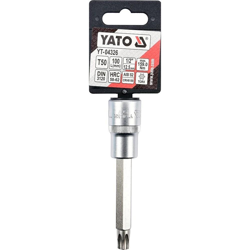 Yato Chrome Vanadium Steel Torx Bits