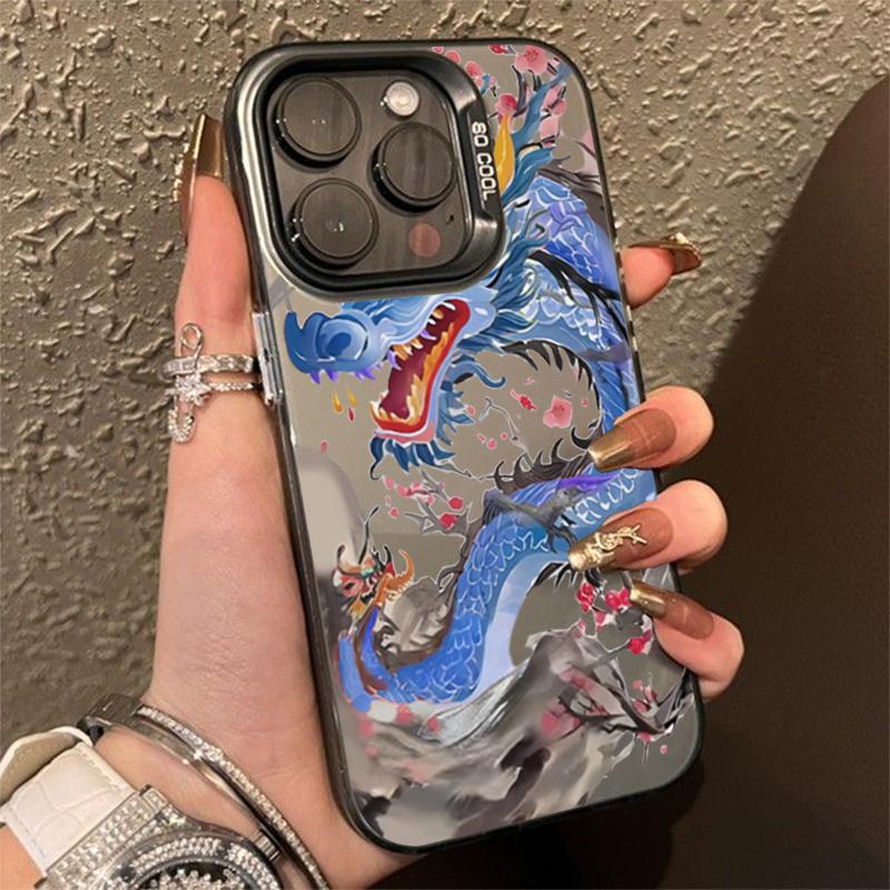 Luxury Dragon Totem Anti-drop Armour Case For  Redmi Note 13 12 11 Pro Plus 5G 12S 11S 10S Pro Redmi 13C 12C 13 14C Cover