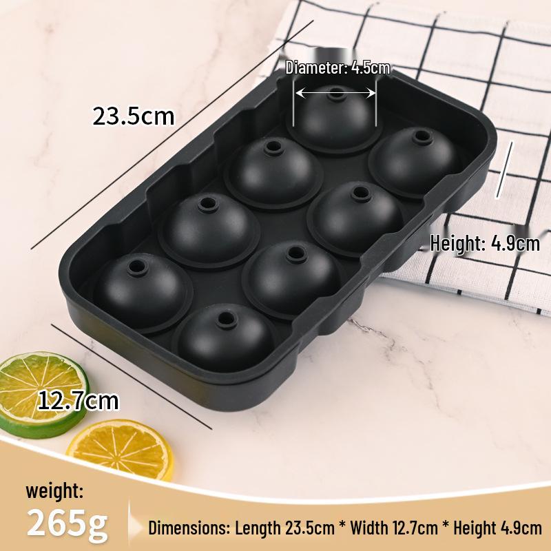 Moule Rond à Glaçons et à Gâteaux de Lune en Silicone de Qualité Alimentaire - Plateau DIY pour Savons et Grappes de Raisins