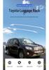 Toyota RAV4 (2009-2013) Aluminum Alloy Roof Rack
