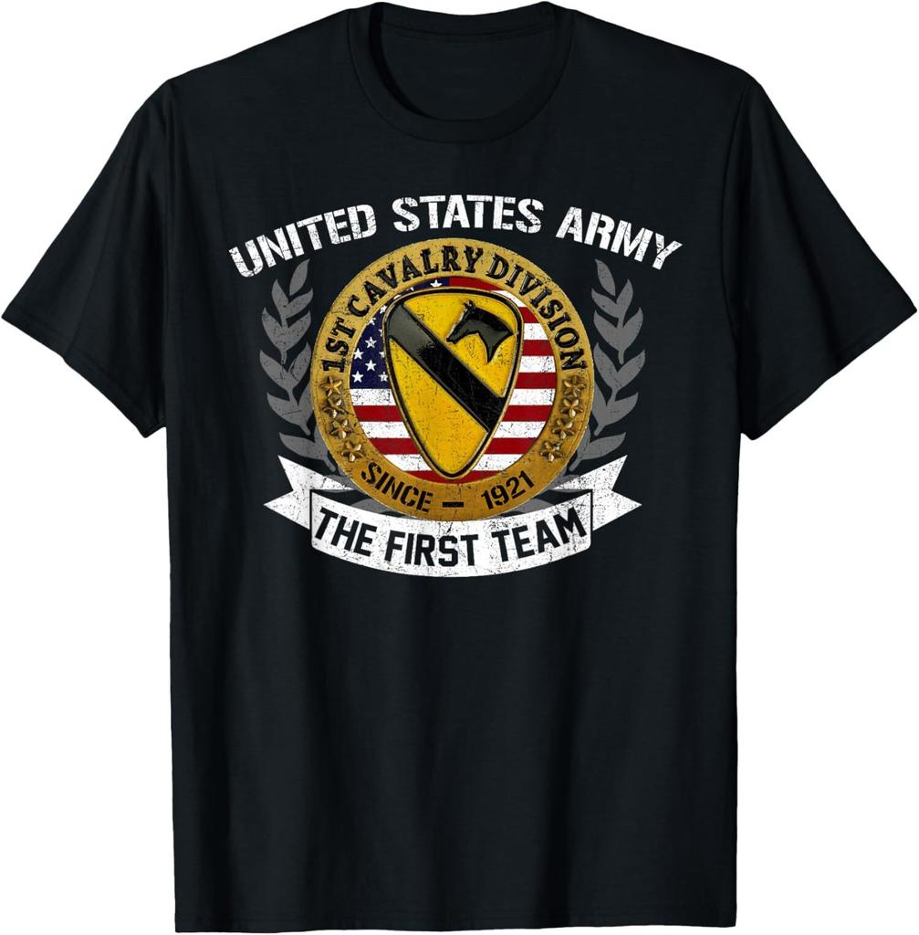New Limited 1st Air Cavalry Division, US Army Veteran Gifts T-Shirt Mens Womens Tees Top Tops Tee