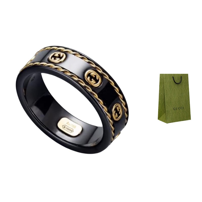 GUCCI Icon 18k Ring With Interlocking G 606826-I0H11-8029-