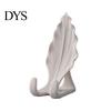 Cute Desk Gadgets Leaf Shaped Phone Stand, 3D Printed Mobile Holder with Double Stable Cell Mount Hook Support, Creative Hands Free Video Cradle,