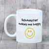 Schnauzer - Cup with a Dog, Cheerful Cup for a Dog Lover, Personalized Gift from the Art-Dog Brand