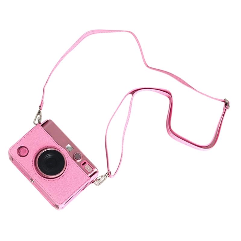 Stylish PU Leather Camera Bag for MiniEVO Camera Case Shoulder Bag with Soft AntiScratch Lining for Travel Photography