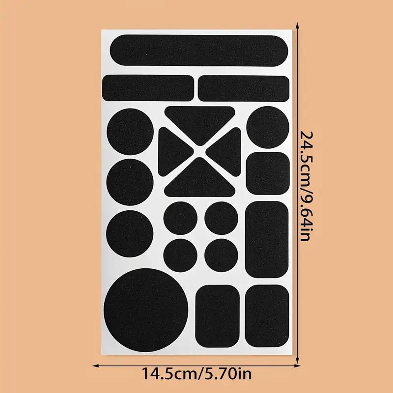1 Set, Instant Self-Adhesive Fabric Repair Patch - Universal Black, Heavy-Duty Iron-On for Down Coats