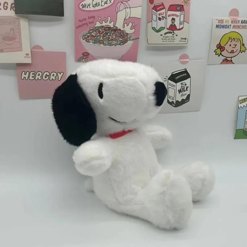 Cartoon Snoopy Plush Toy Pillow Cute Sofa Backrest Doll Children's Birthday Gift Soft Cuddly Plushie for Kids