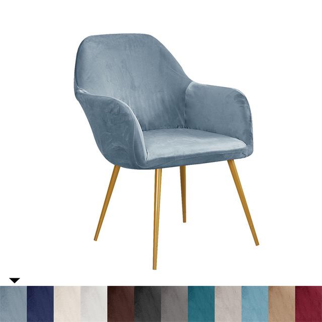 

Чехол на высокий подлокотник стула супер мягкий бархатный эластичный обеденный стул чехлы на сиденья стульев защита для столовой домашний декор 6pc Chair cover