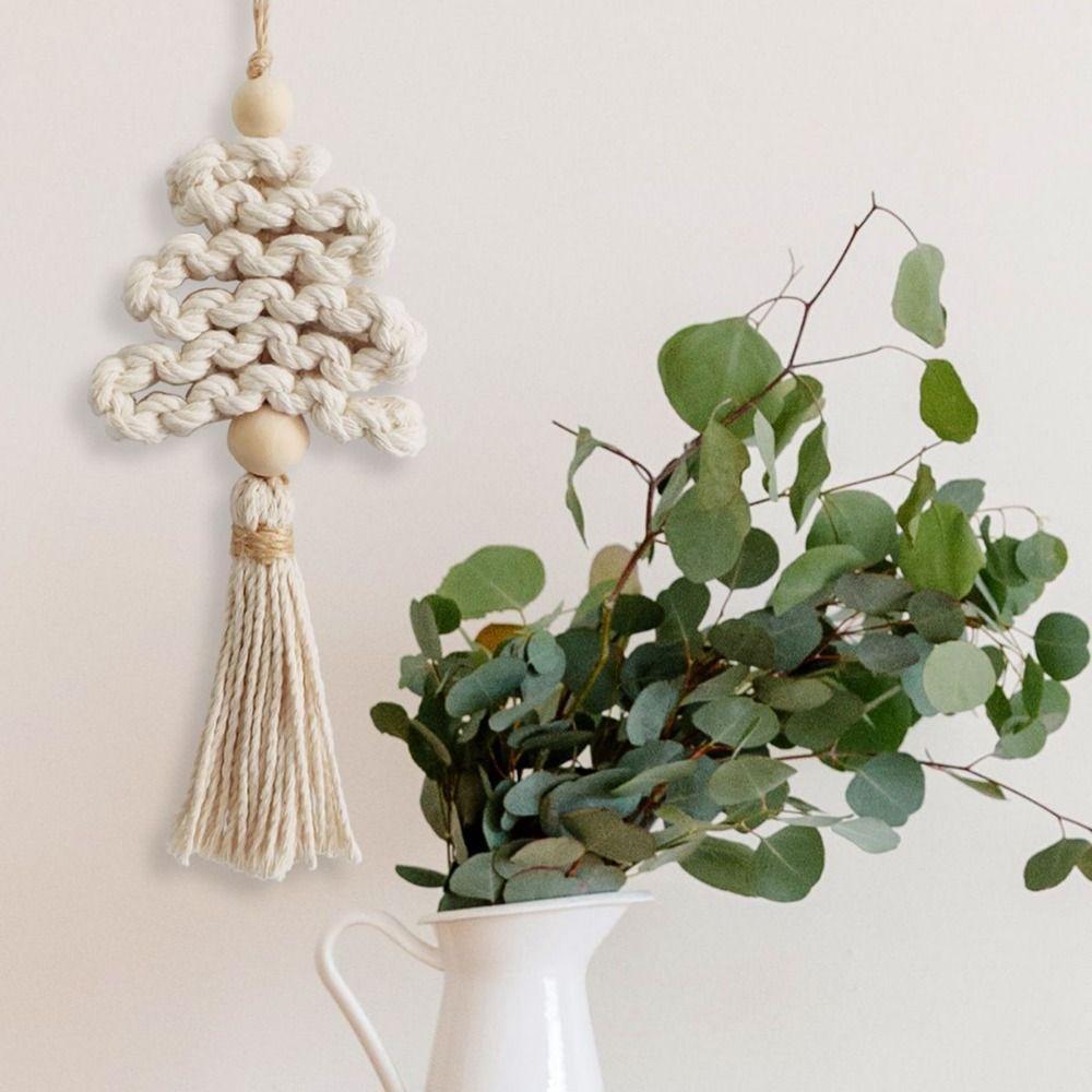 

Handmade Christmas Hanging Ornament Boho Style Christmas Tree Pendant Home Decor