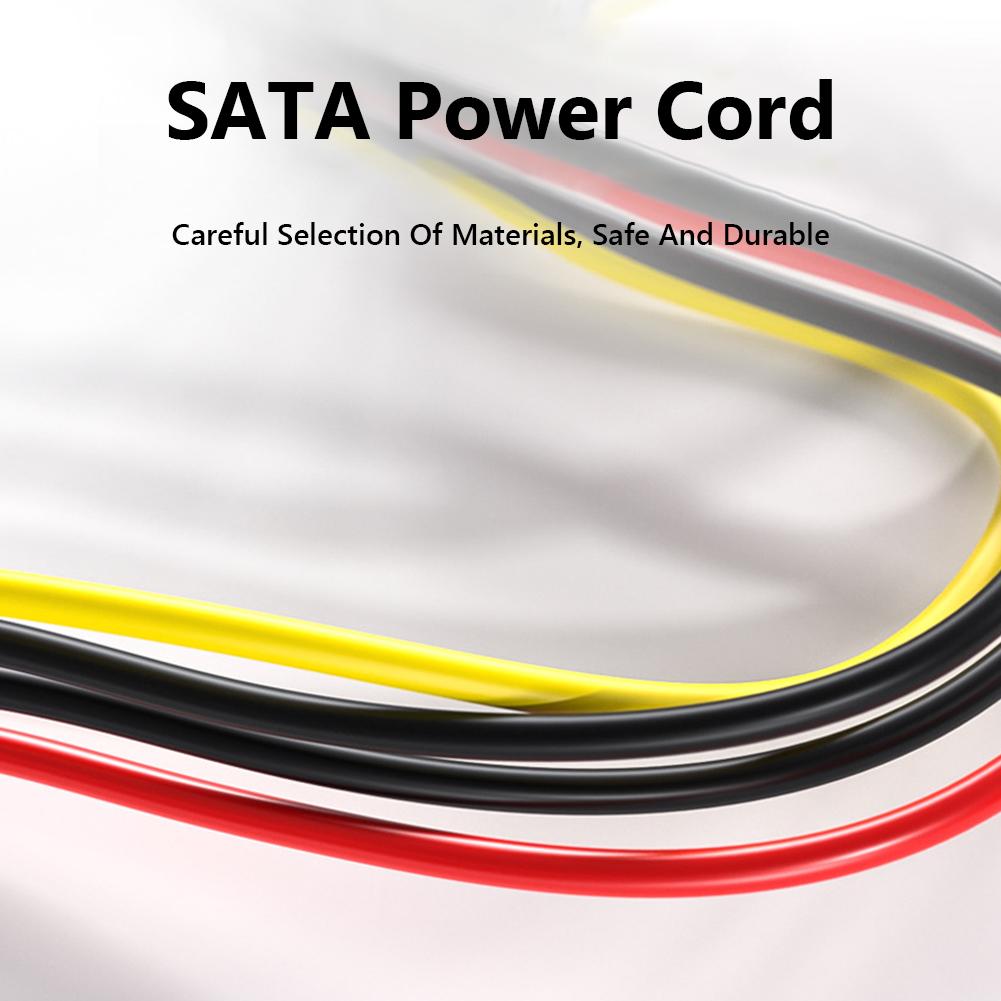SATA 3.5/2.5 дюйма 1 на 5 SATA Разветвитель Питания Жесткого Диска Кабель 18AWG SATA Кабель Питания Серверный DIY Разветвитель spain