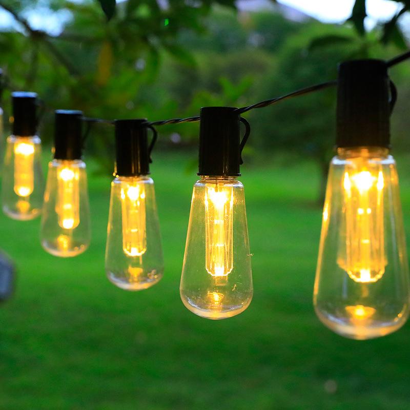 

LED Solar String Light Outdoor Garland Christmas Globe Bulbs Decoration Camping Garden Party Terrace Fairy Lamp Solar 3M-10LED