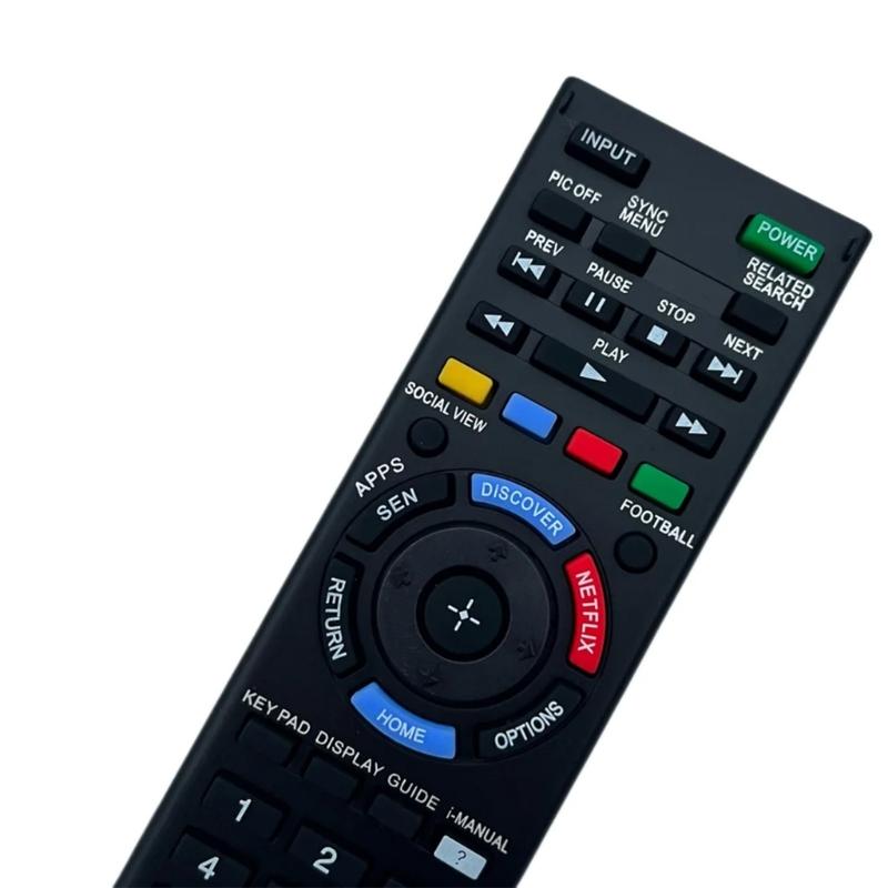 Replacement TV Controller Various Brand Compatibility Long Ranges Signal Small Design for Home Entertainment Systems
